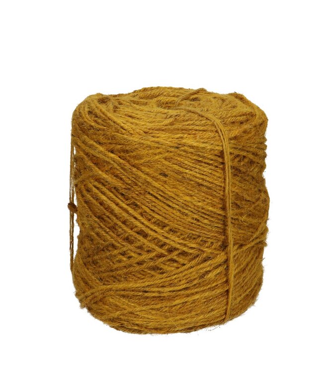 Yellow thread Flax cord 3.5mm 1kg | Can be ordered per piece