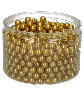 MyFlowers Goldfarbene Perlen 10 mm (x600)