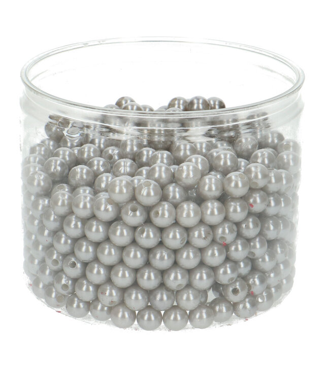 Silberfarbene Perlen Perlen 10mm | Pro 600 Stück