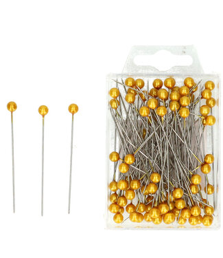 MyFlowers Gold-colored pins Pearl d06*65mm (x100)