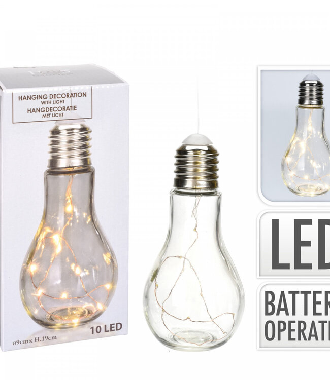 Dekoration LED-Lampe d09*19 Zentimeter | Kann pro Stück bestellt werden