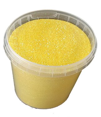 MyFlowers Gele regenboog glitters, per 400 gram