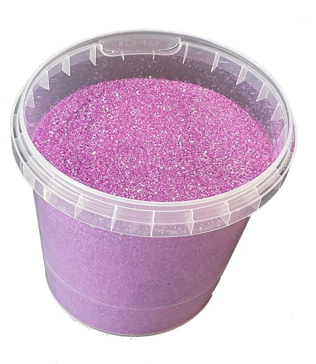 Glitters 400gr in bucket Lila ( x 1 )