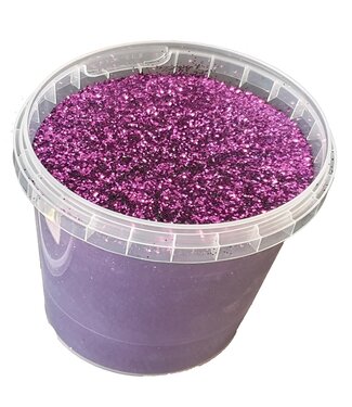 Glitters 400gr in bucket Pink ( x 1 )