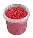 MyFlowers Decorative stones | 1 litre bucket | cerise (x6)