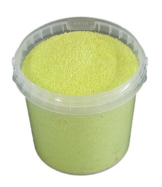 Bucket quartz sand | packed per litre | light green (x6)