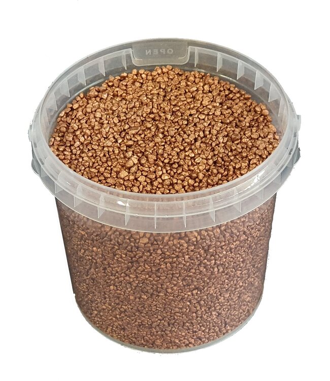 Bucket granules | 1 litre | Colour: Copper-coloured (x6)