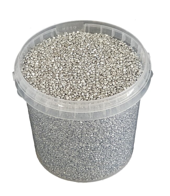 Bucket granules | 1 litre | Colour: silver (x6)