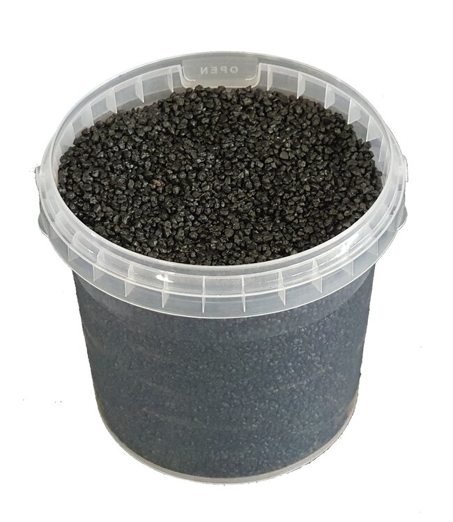 Bucket granules | 1 litre | Colour: Black (x6)