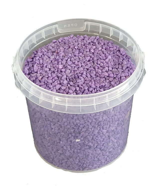 Emmer granulaat korrels | 1 liter | Kleur: lilac (x6)