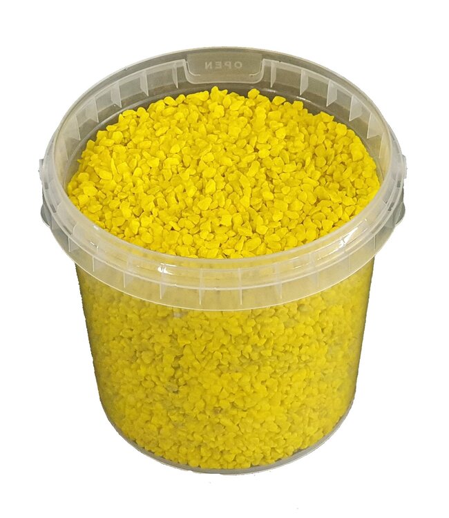 Bucket granules | 1 litre | Colour: Yellow (x6)