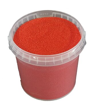 MyFlowers Bucket quartz sand | packed per litre | red (x6)