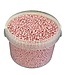 MyFlowers Terracotta pearls | bucket 3 litres | Pink (x1)