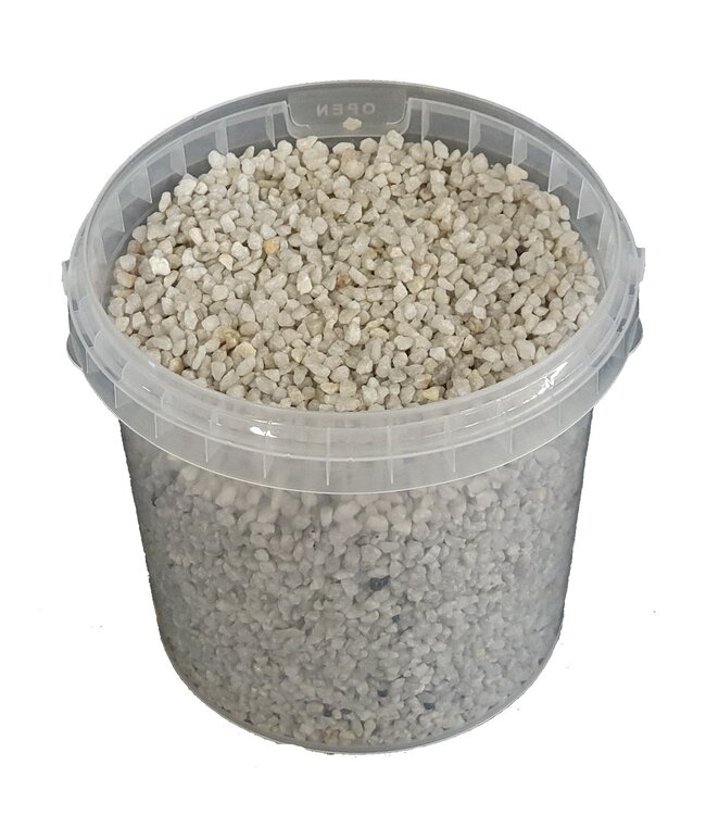 Emmer granulaat korrels | 1 liter | Kleur: Wit (x6)