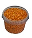 MyFlowers Decorative wood chips | 3 litre bucket | orange (x1)
