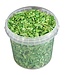 MyFlowers Decoratieve houtsnippers | 1 liter emmer | lichtgroen (x6)