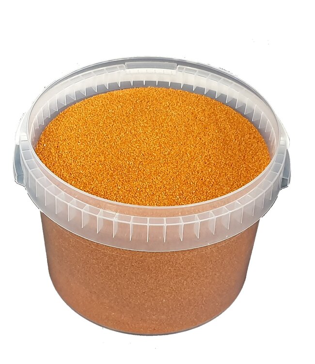 Bucket quartz sand | packed per 3 litres | Colour: terracotta (x1)