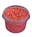 Decorative wood chips | 3 litre bucket | Pink (x1)