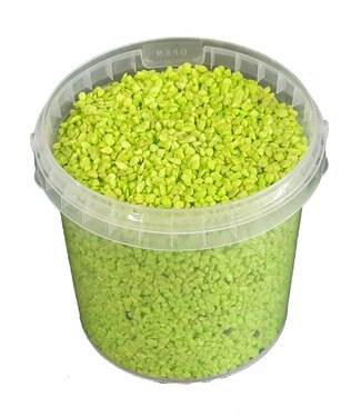 Seau de granulés | 1 litre | vert clair (x6)