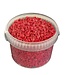 Decorative stones | 3 litre bucket | red (x1)