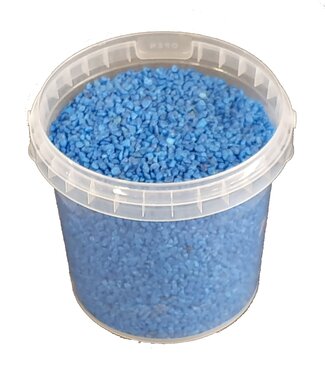 MyFlowers Seau de granulés | 1 litre | bleu (x6)
