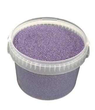 Bucket quartz sand | per 3 litres packed | Purple (x1)