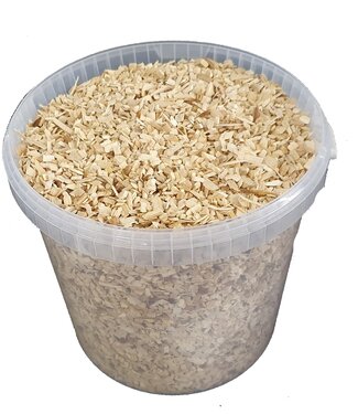 Decorative wood chips | 10 litre bucket | Natural (x1)