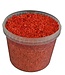 Decorative wood chips | 10 litre bucket | red (x1)