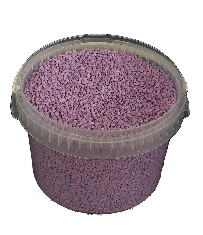 Seau de granulés | 3 litres | Couleur : lilas (x1)