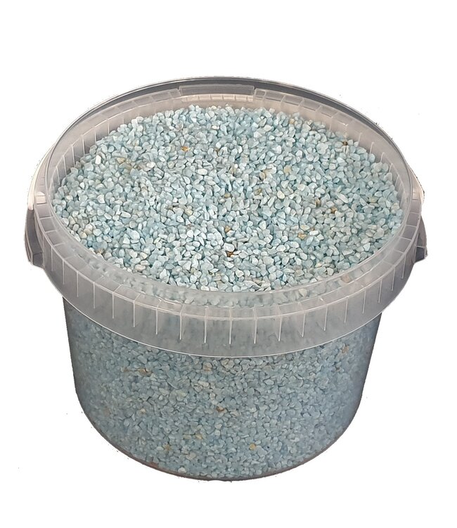 Eimer Granulat | 3 Liter | Farbe: hellblau (x1)