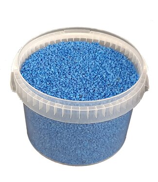 Seau à granulés | 3 litres | bleu (x1)