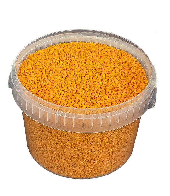 Eimer Granulat | 3 Liter | Farbe: orange (x1)