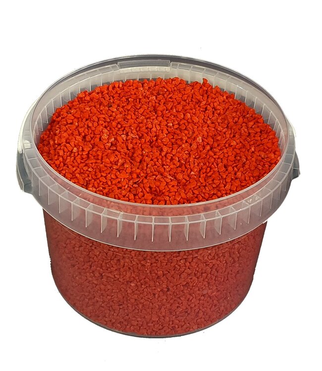 Eimer Granulat | 3 Liter | Farbe: rot (x1)