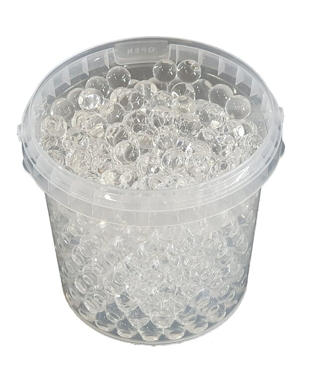 Gel beads | 1 litre bucket | Colour: transparent (x6)