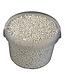 Terracotta pearls | bucket 3 litres | white (x1)