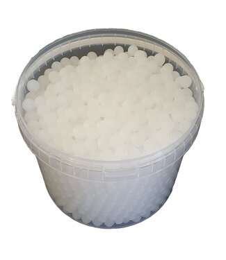 Gel pearls 3 ltr bucket white ( x 1 )