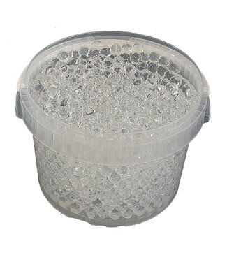 MyFlowers Gel pearls 3 ltr bucket clear ( x 1 )