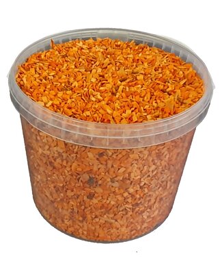 Decorative wood chips | 10 litre bucket | orange (x1)
