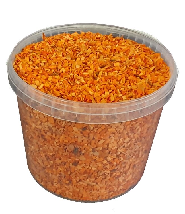 Decorative wood chips | 10 litre bucket | Colour: orange (x1)