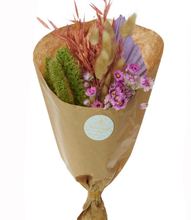 Bouquet de séchage 'pink cocktail' fleurs séchées roses | Longueur ± 40 cm | Disponible par bouquet