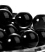 ± 2 000 orbites noires | perles d'eau noire | billes de gel noir