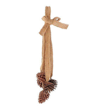 Pine cones pendant pinecone 60 centimeters (x1)