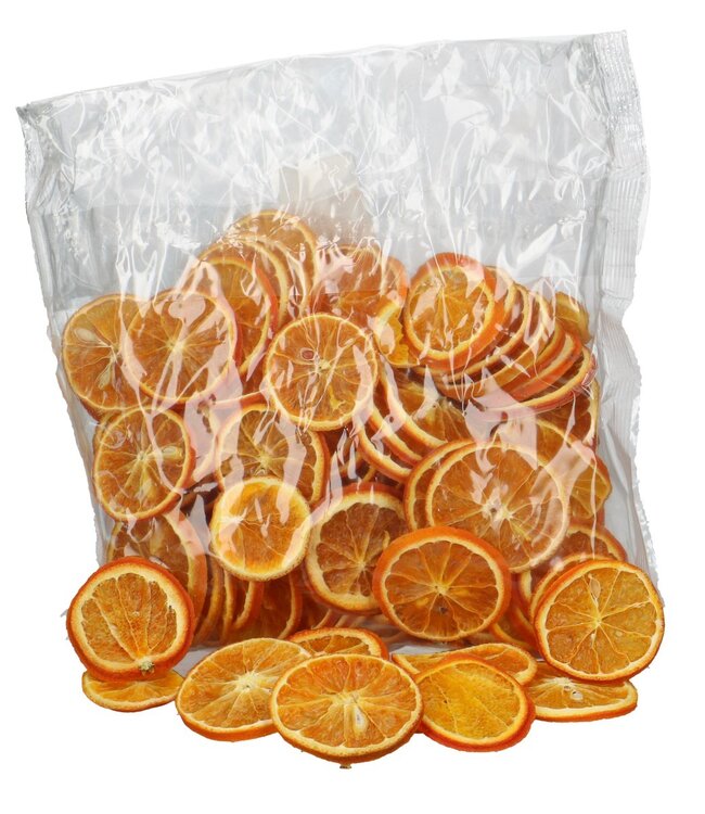 Droogvrucht Sinaasappelschijfjes 250 gram | Per 5 stuks