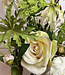 Bouquet de fleurs en soie "White Lightning" | Fleurs en soie blanches