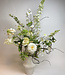 Bouquet de fleurs en soie "White Lightning" | Fleurs en soie blanches