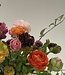 Bouquet of silk flowers "Rocking Ranunculus" | Colourful silk flowers