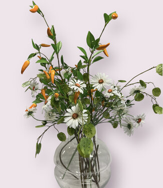 MyFlowers Blumenstrauß aus Seidenblumen "Spices up Daisies"