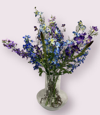 MyFlowers Bouquet of silk flowers "Dazzling Delphiniums"