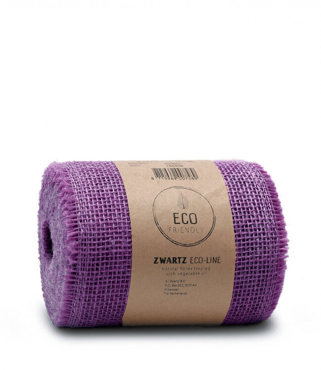 Lavender blue ribbons Jute 150mm | Length 10 meters | Can be ordered per piece