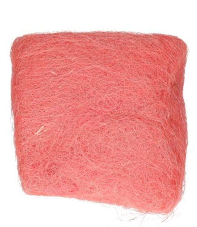 Light pink decoration Sisal 250 grams | Can be ordered per piece